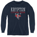 DC Comics Krpton Lifting Youth Long Sleeve T-Shirt