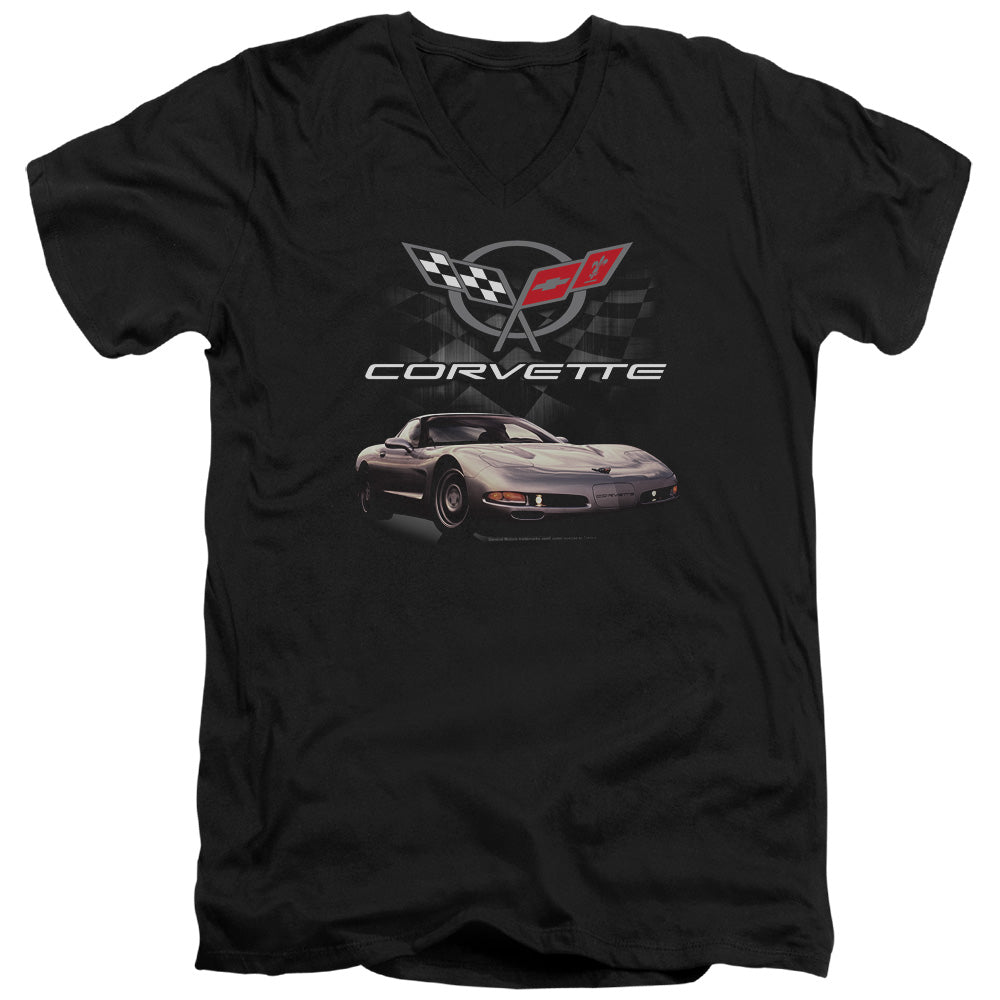 Chevy Checkered Past V-Neck T-Shirt