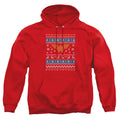 Wonder Woman Ugly Christmas Logo Pullover Hoodie