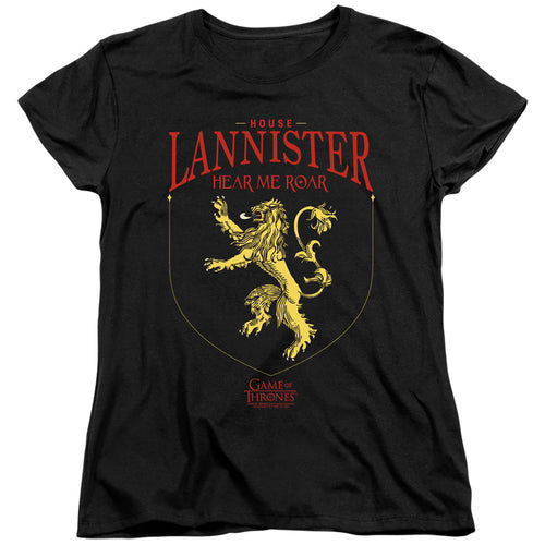 Game of Thrones House Lannister Sigil Womens T-Shirt