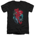 Superman Gritty V-Neck T-Shirt
