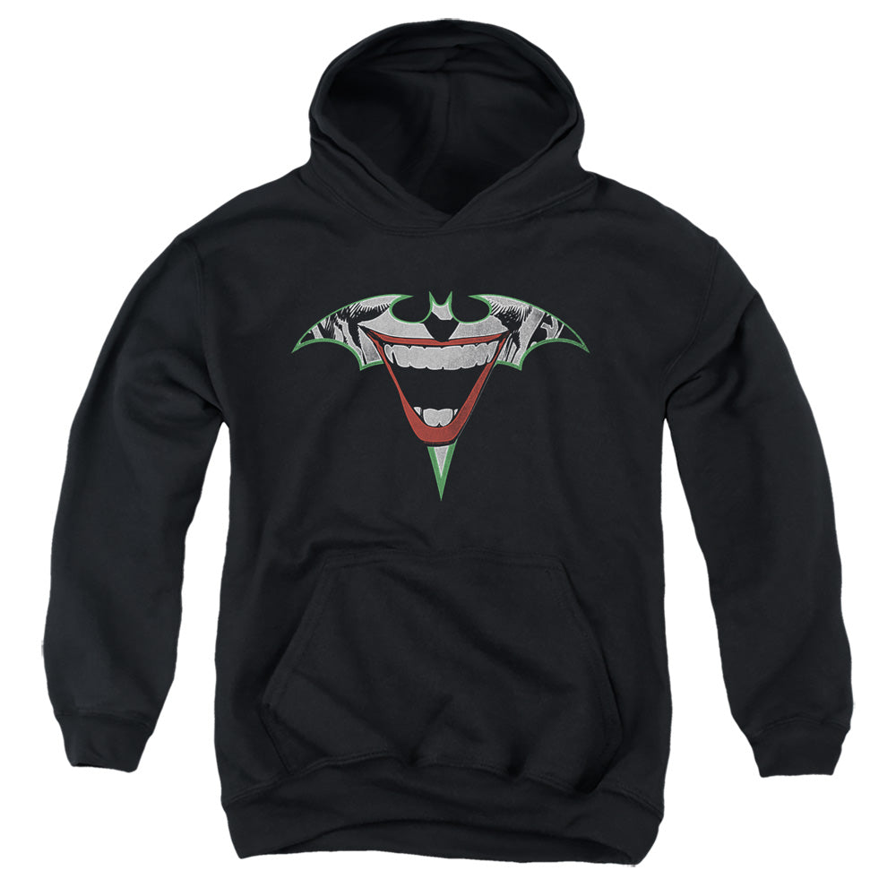 Batman Joker Bat Logo Youth Hoodie