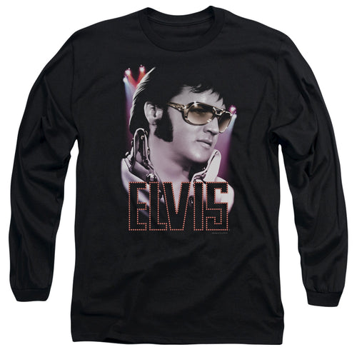 Elvis Presley 70S Star Long Sleeve T-Shirt