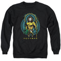 Aquaman Aqua Nouveau Crewneck Sweatshirt