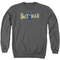 Batman Vintage Logo Splatter Crewneck Sweatshirt