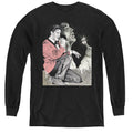 Elvis Presley Rock N Roll Smoke Youth Long Sleeve T-Shirt