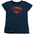 Batman v Superman Super Movie Logo Womens T-Shirt