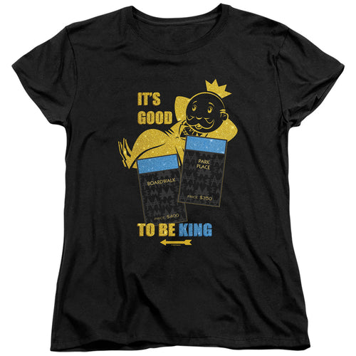 Monopoly Its Good to Be King No Logo Womens T-Shirt