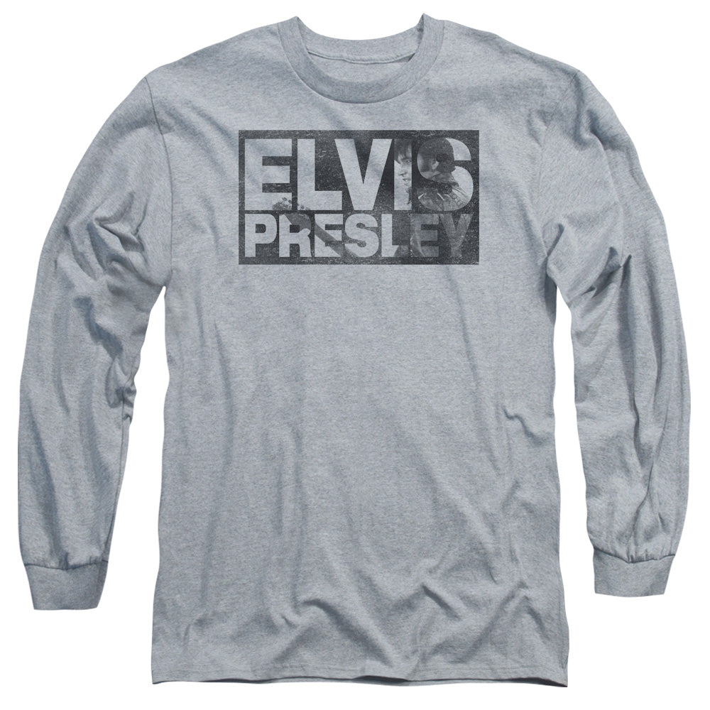 Elvis Presley Block Letters Long Sleeve T-Shirt