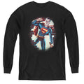 Superman Vintage Steel Youth Long Sleeve T-Shirt