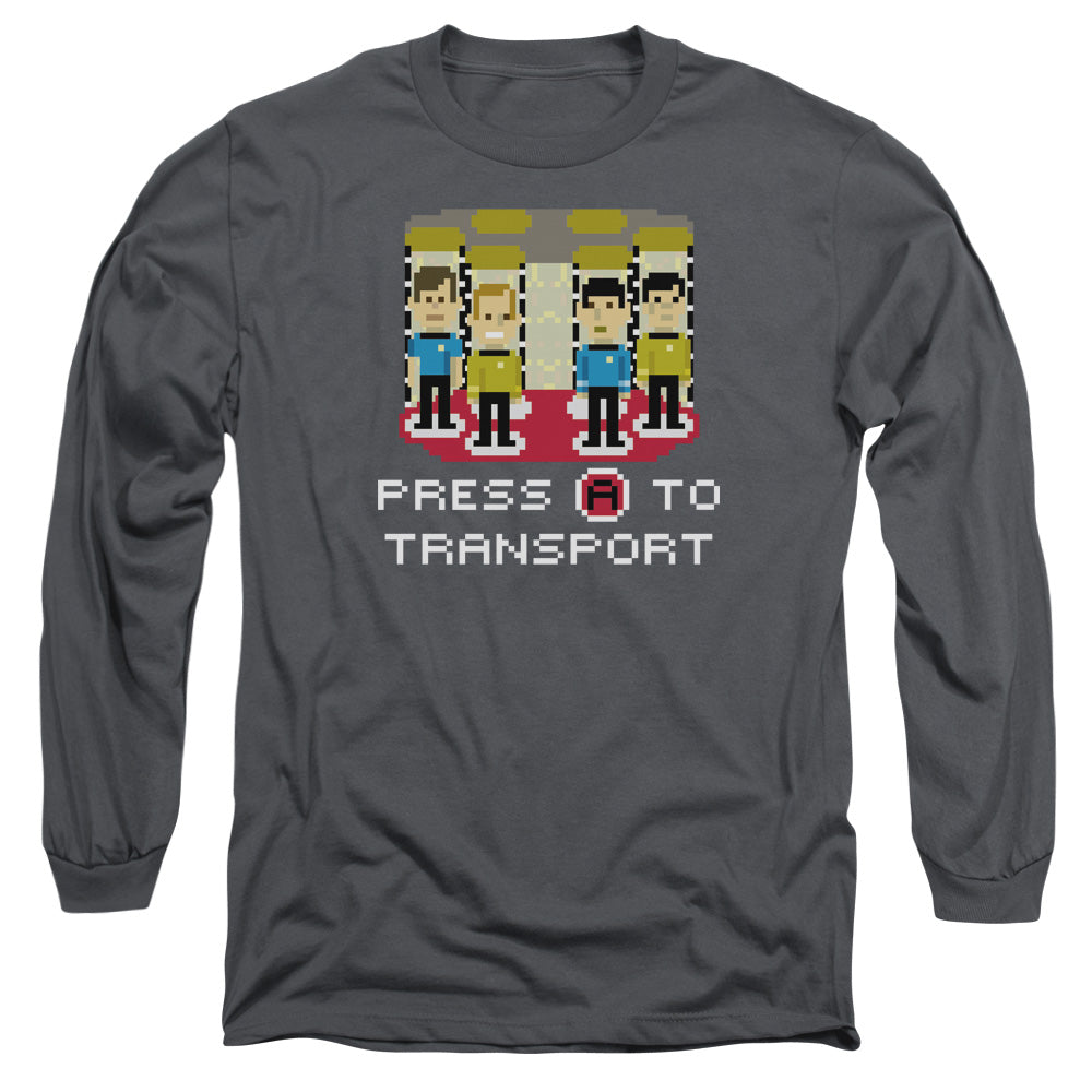Star Trek Press A to Transport Long Sleeve T-Shirt