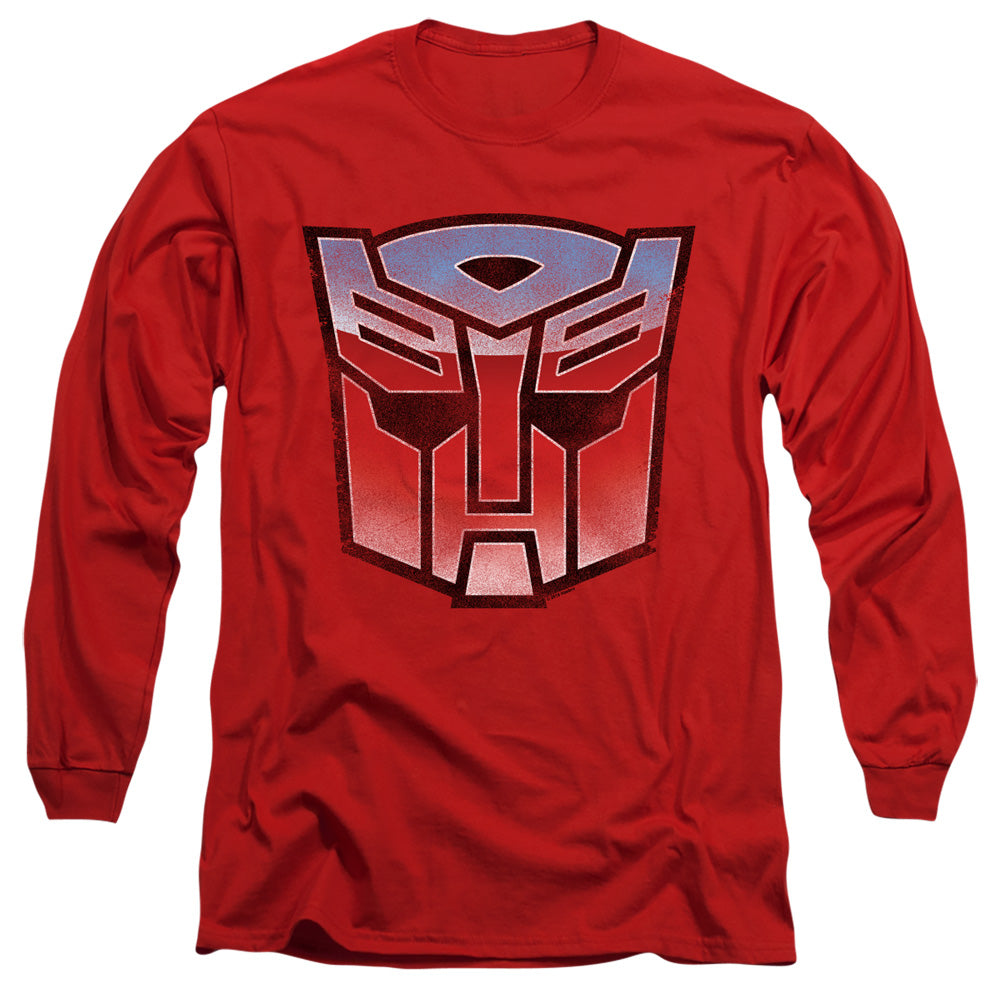 Transformers Vintage Autobot Logo Red Long Sleeve T-Shirt