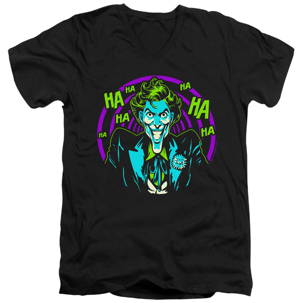 Batman Hahaha V-Neck T-Shirt