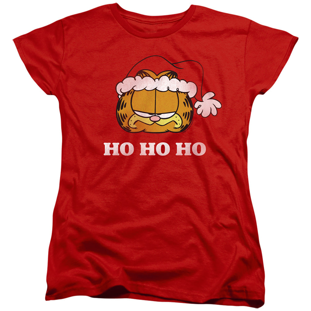 Garfield Ho Ho Ho Womens T-Shirt