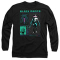 Aquaman Black Manta Stats Long Sleeve T-Shirt
