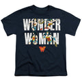 Wonder Woman WW 80th Illustrated Type Youth/Toddler T-Shirt