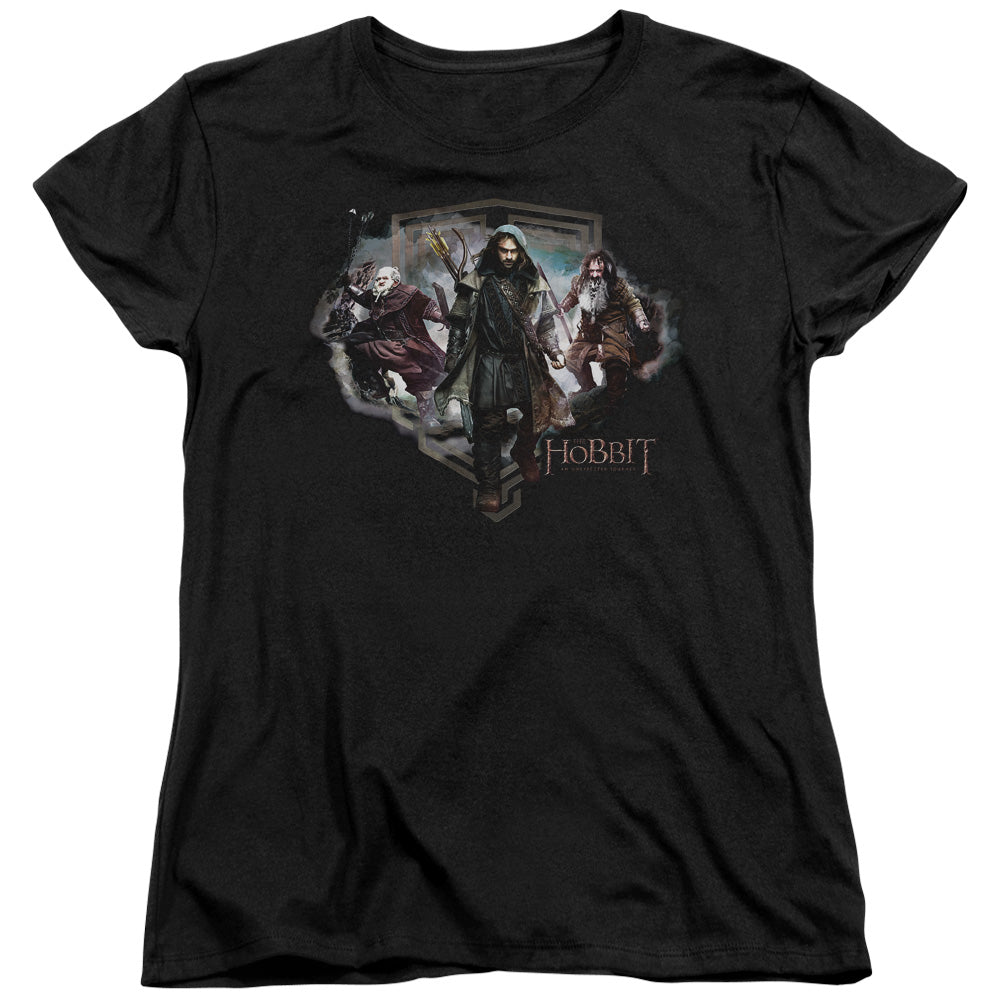 The Hobbit Three Dwarves Womens T-Shirt