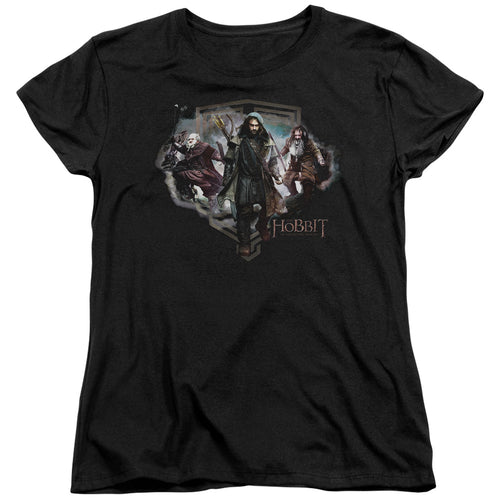 The Hobbit Three Dwarves Womens T-Shirt