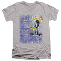 Looney Tunes Graffiti Duck V-Neck T-Shirt