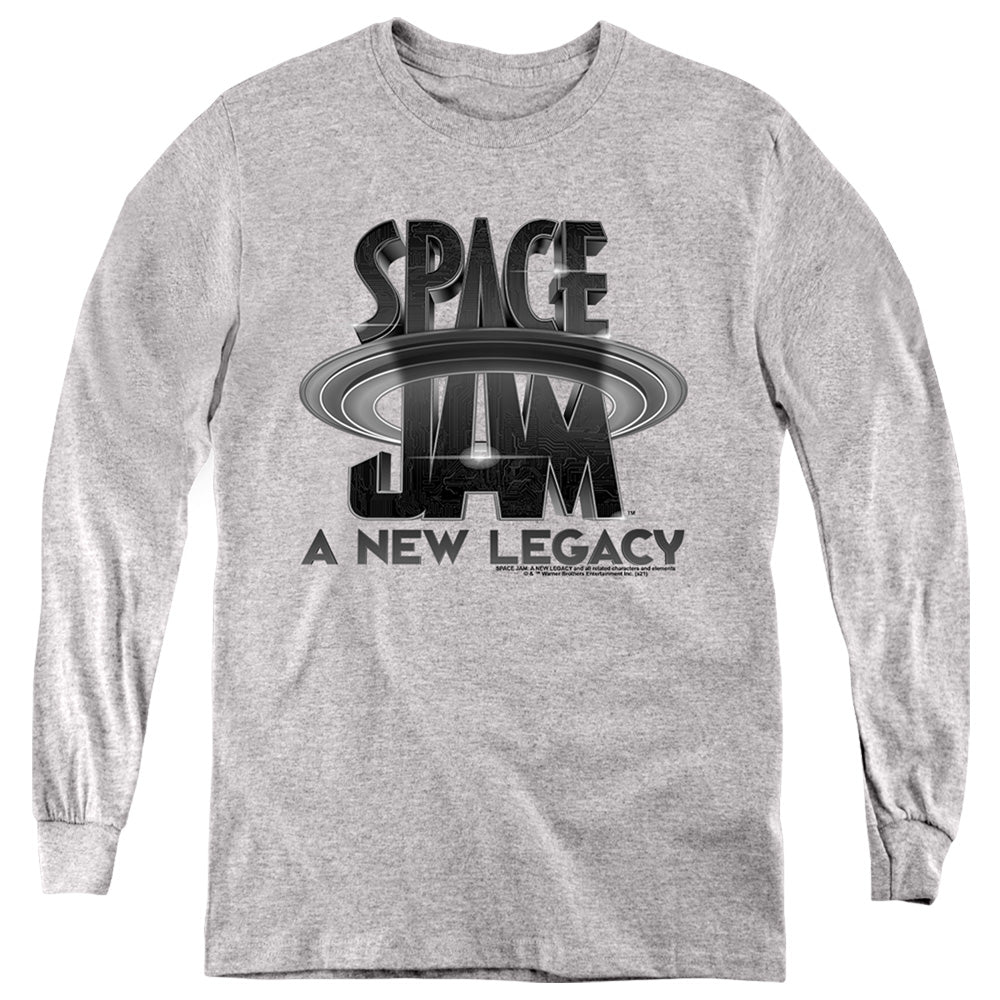 Space Jam A New Legacy Logo Black Youth Long Sleeve T-Shirt