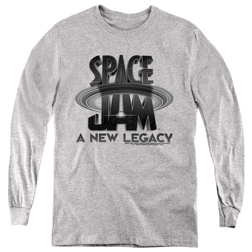 Space Jam A New Legacy Logo Black Youth Long Sleeve T-Shirt