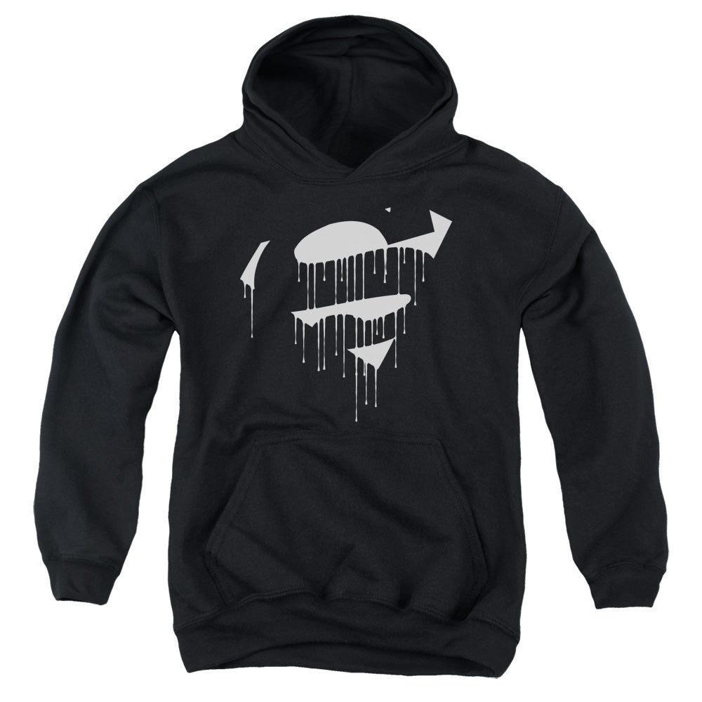 Superman Dripping Shield Youth Hoodie
