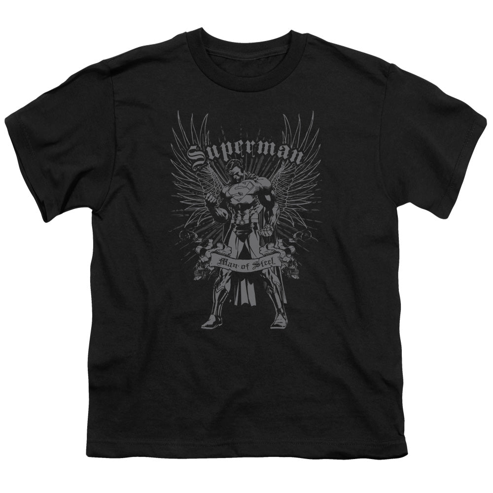 Superman Steel Black Youth/Toddler T-Shirt