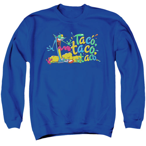 CatDog Taco Taco Taco Crewneck Sweatshirt