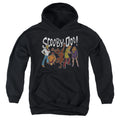 Scooby-Doo The Gang Black Youth Hoodie