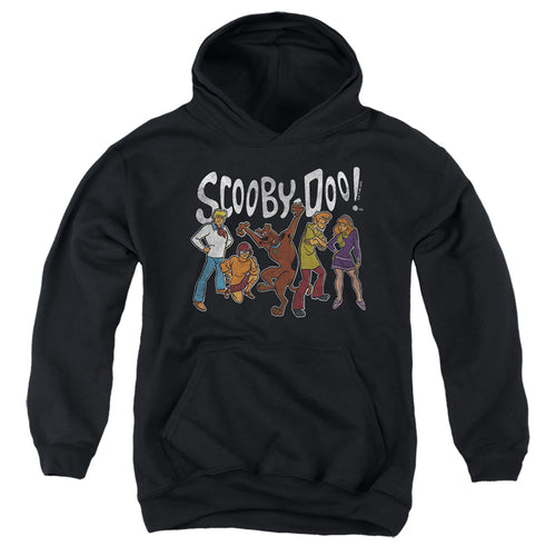 Scooby-Doo The Gang Black Youth Hoodie