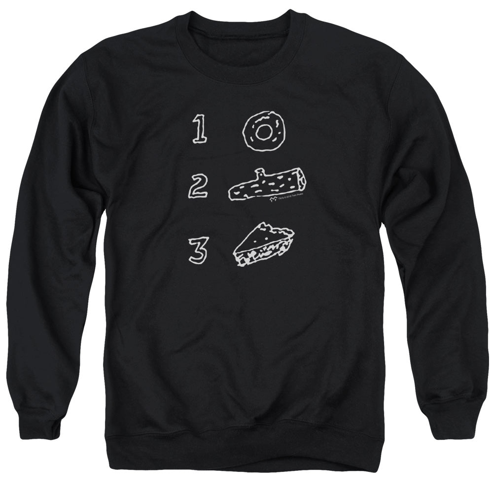 Twin Peaks Donut Log Pie Crewneck Sweatshirt