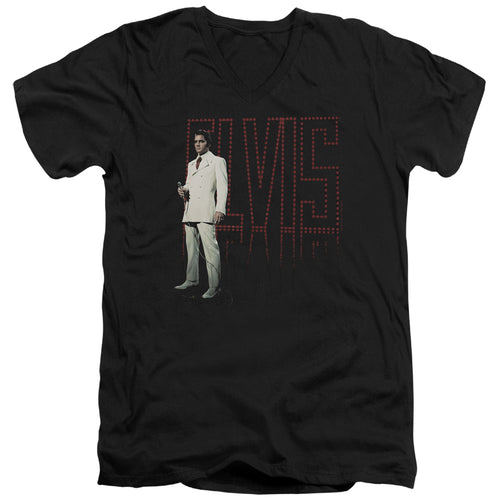 Elvis Presley White Suit V-Neck T-Shirt