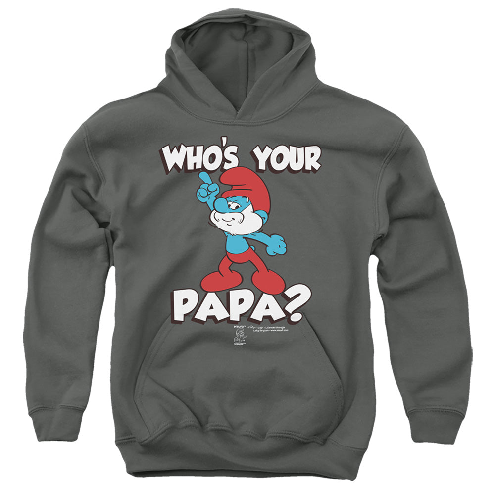 The Smurfs Who's Your Papa? Youth Hoodie