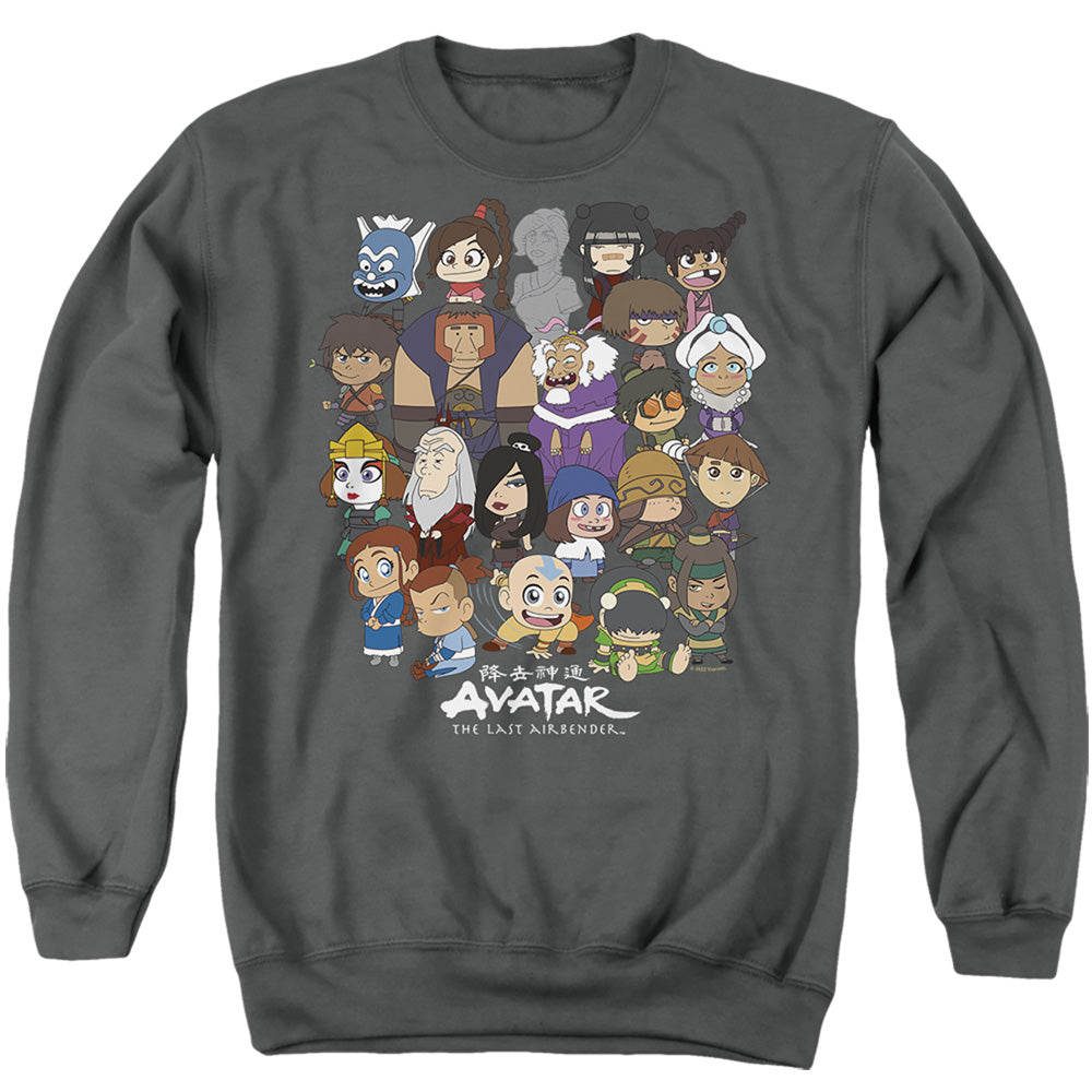 Avatar: The Last Airbender Chibi Group Crewneck Sweatshirt