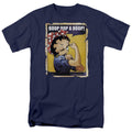 Betty Boop Power Navy T-Shirt