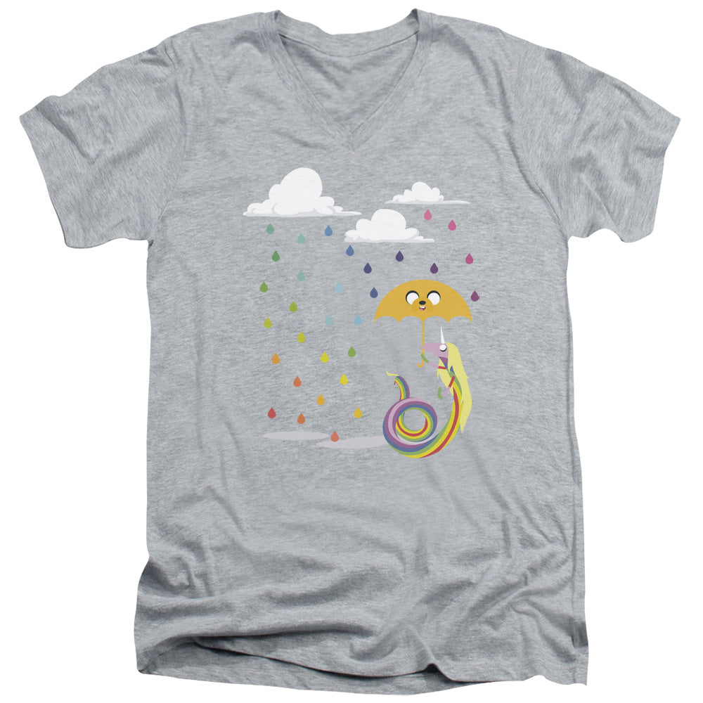 Adventure Time Lady In The Rain V-Neck T-Shirt