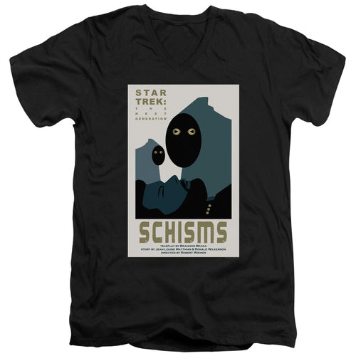 Star Trek Schisms Black V-Neck T-Shirt