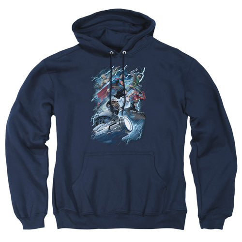 Justice League Ride The Lightening Pullover Hoodie