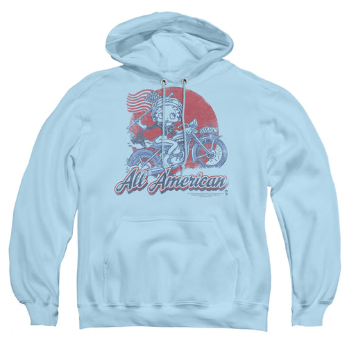 Betty Boop All American Biker Pullover Hoodie