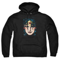 Justice League Wonder Woman Head Pullover Hoodie