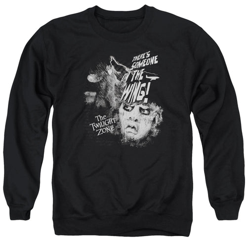 The Twilight Zone Nightmare at 20,000 Feet Someone on the Wing Crewneck Sweatshirt