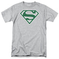 Superman Green & White Shield Athletic Heather T-Shirt
