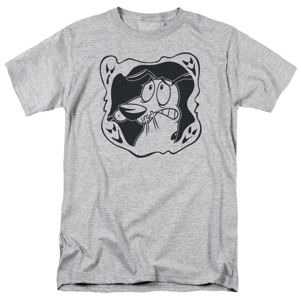 Courage the Cowardly Dog Ghost Frame T-Shirt