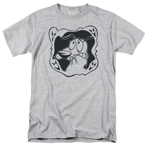 Courage the Cowardly Dog Ghost Frame T-Shirt