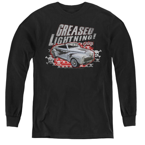 Grease Greased Lightening Youth Long Sleeve T-Shirt