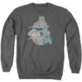 DC Comics Batgirl Biker Crewneck Sweatshirt