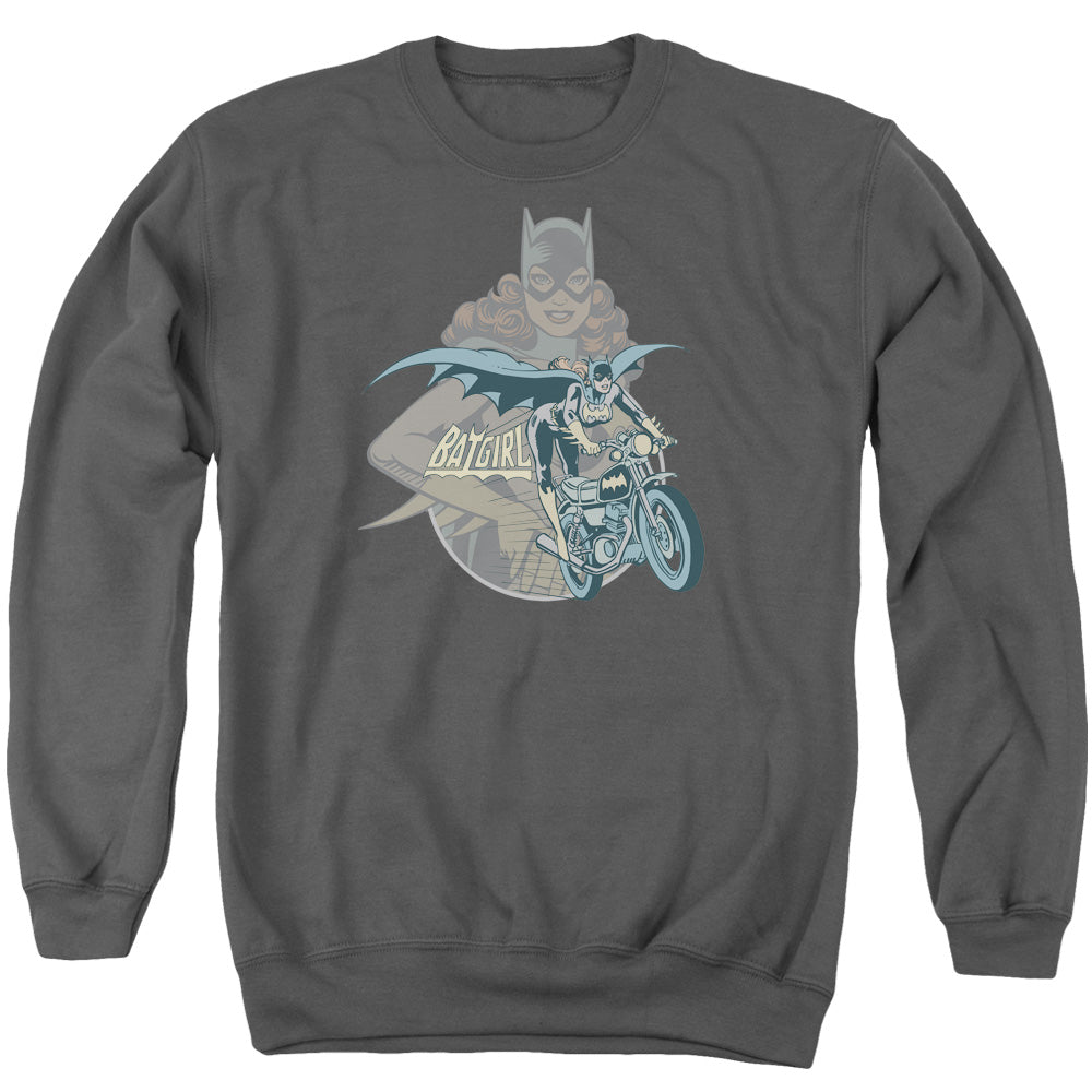 DC Comics Batgirl Biker Crewneck Sweatshirt