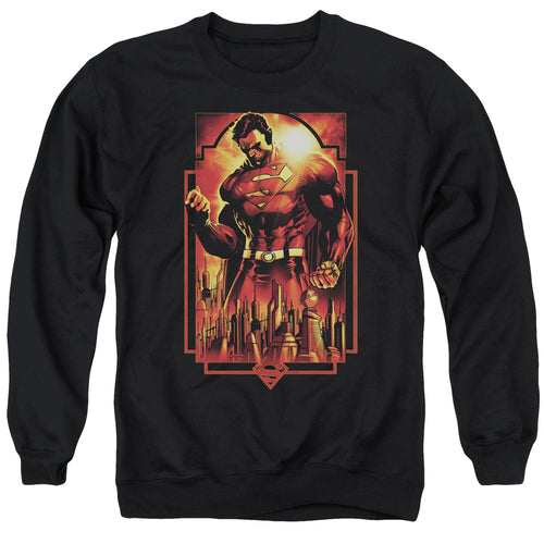 Superman Metropolis Deco Crewneck Sweatshirt