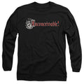 The Princess Bride Vizzini Crest Black Long Sleeve T-Shirt