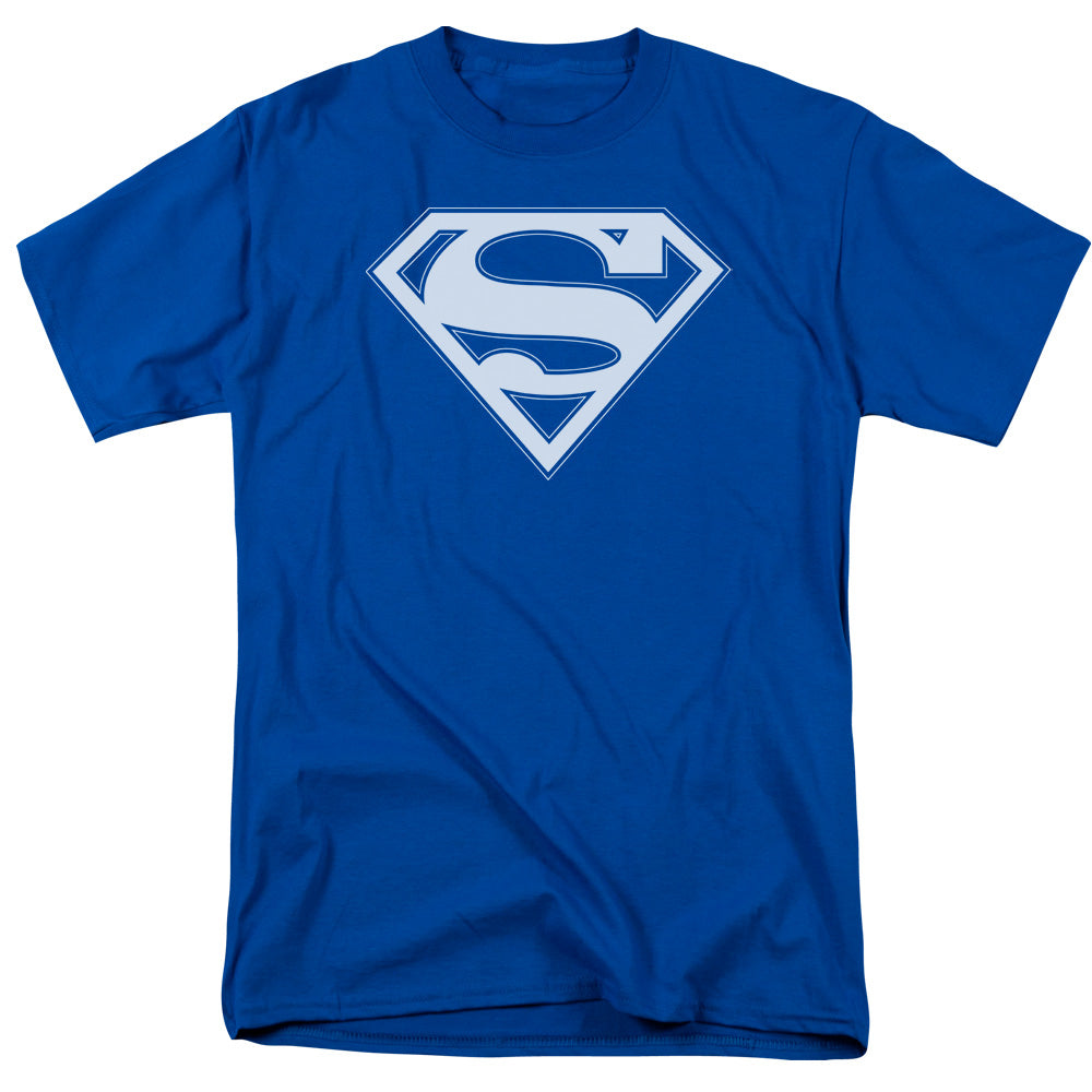Superman Blue & White Shield Royal T-Shirt